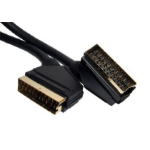 Cables Direct 2SSP-05 SCART cable 5 m SCART (21-pin) Black