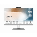 MSI Modern AM272P 12M-018DE Intel® Core™ i5 68.6 cm (27") 1920 x 1080 pixels 8 GB DDR4-SDRAM 512 GB SSD All-in-One PC Windows 11 Home Wi-Fi 6 (802.11ax) White