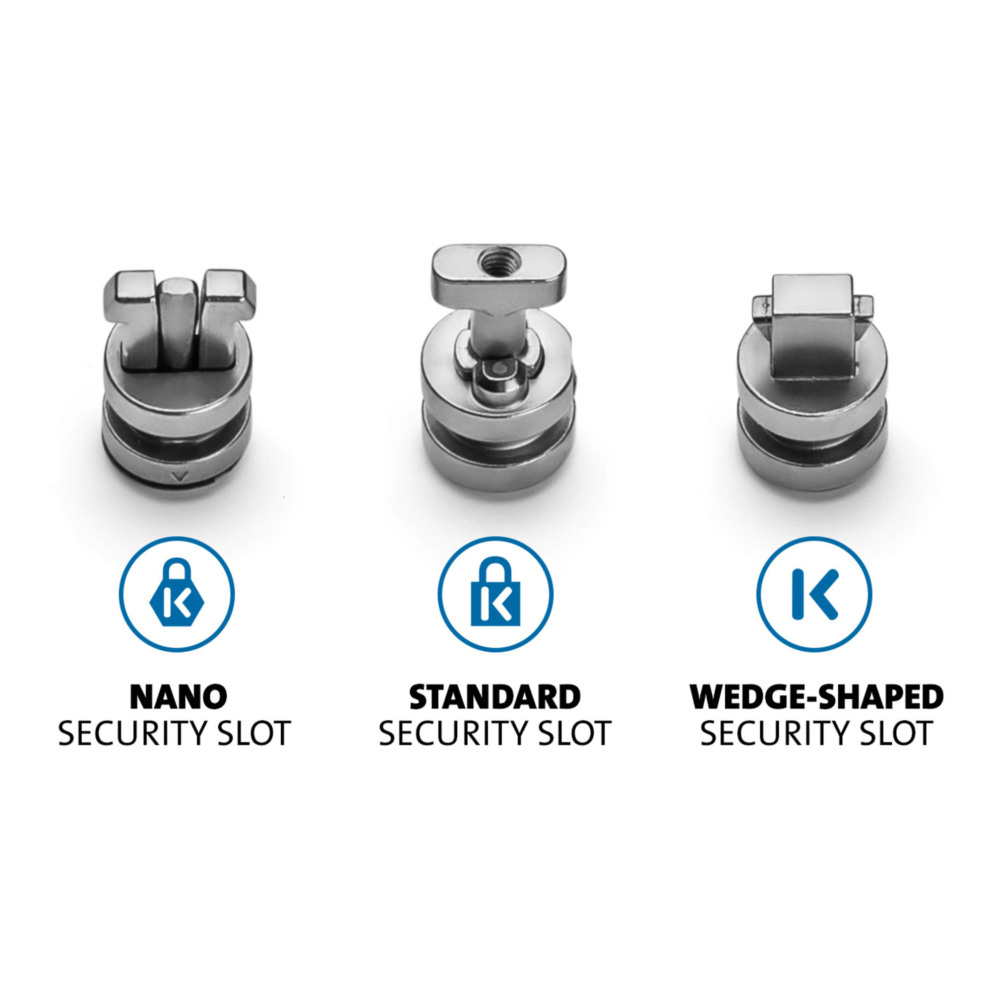 Kensington ClickSafe Universal Slots Security Anchors Kit