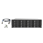 QNAP TL-R1620Sep-RP HDD enclosure Black, Grey 2.5/3.5"