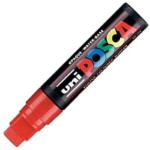 POSCA PC17K POSTER MARKER CHISEL 15MM RED
