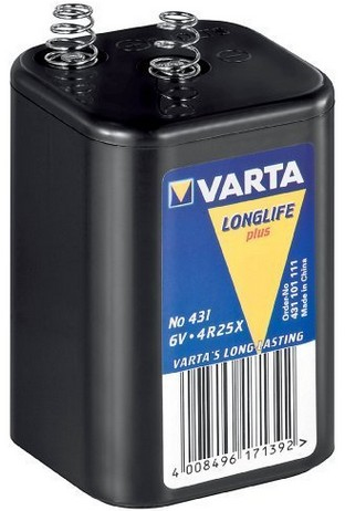 431101111 VARTA Longlife Plus 431 - Batterie - Zinkchlorid