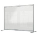 Nobo Premium Plus Clear Acrylic Protective Desk Divider Screen Modular System 1400x1000mm