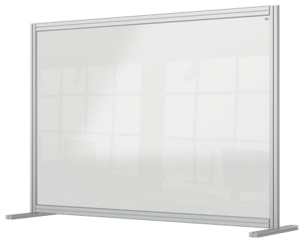 Nobo Premium Plus Clear Acrylic Protective Desk Divider Screen Modular
