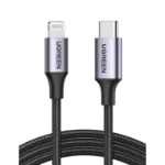 Ugreen MFI 3A USB-C to Lightning Braided Cable - 1M