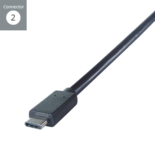 connektgear 2m USB Charge and Sync Connector Cable A Male to Type C Male