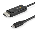 StarTech.com CDP2DP2MBD video cable adapter 78.7" (2 m) USB Type-C DisplayPort Black
