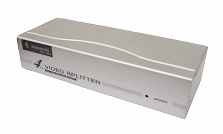 VS-1425S DYNAMODE 4 Port VGA 250MHz Video Splitter (Metal)