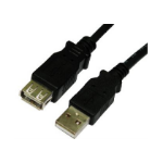 Cables Direct USB2-023K USB cable 3 m USB 2.0 USB A Black