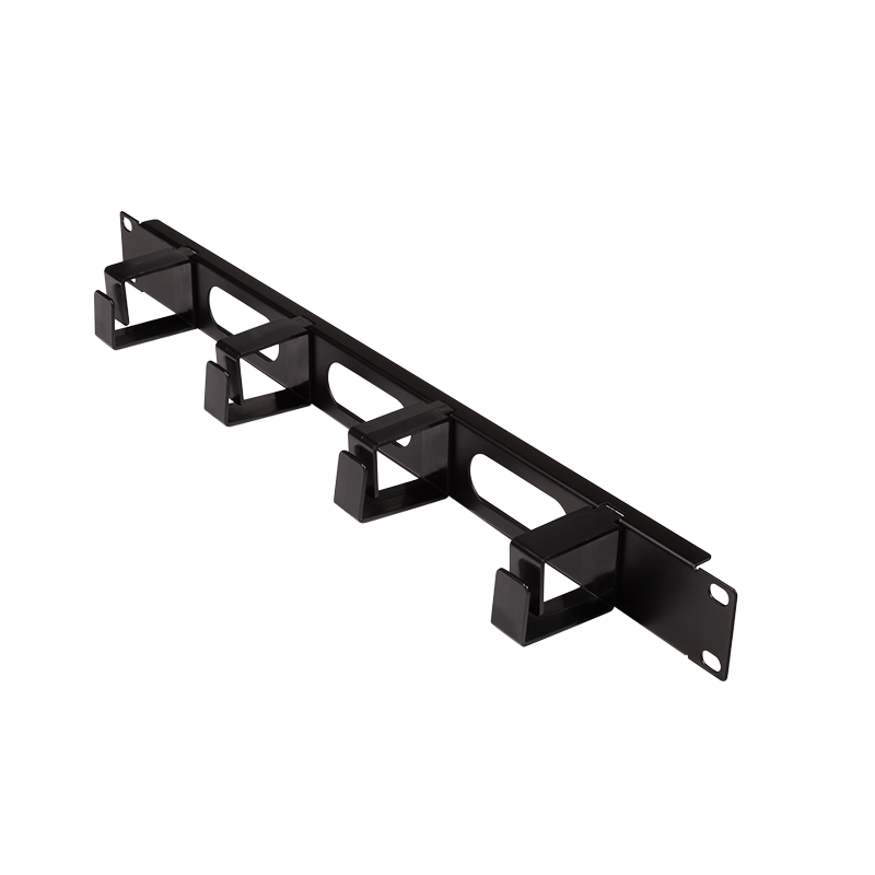 Photos - Other Components LogiLink 19" Cable management panel with 4 rings OR107B 