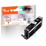 Peach PI100-391 inktcartridge 1 stuk(s) Compatibel Zwart