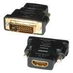 ROLINE HDMI-DVI Adapter, HDMI Female / DVI-D Male