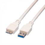 VALUE USB 3.0 Cable, A - Micro B, M/M 0.15m