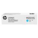 HP W2031XC/415X Toner cartridge cyan Contract, 6K pages ISO/IEC 19798 for HP M 454