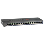 NETGEAR GS116E Unmanaged L2 Gigabit Ethernet (10/100/1000) Black