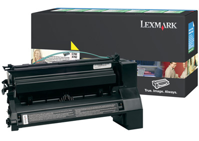 Lexmark C782X1YG Toner cartridge yellow return program. 15K pages ISO/