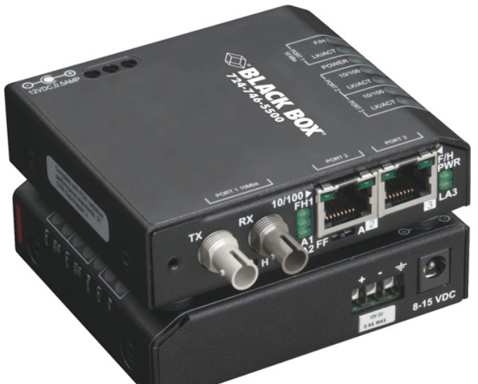 Black Box LBH100A-SC network media converter 100 Mbit/s Multi-mode, Single-mode