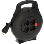 Brennenstuhl 1093900 power extension 10 m 4 AC outlet(s) Indoor Black