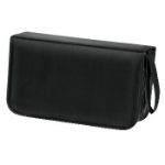 Hama CD Wallet Nylon 120, black 120 discs