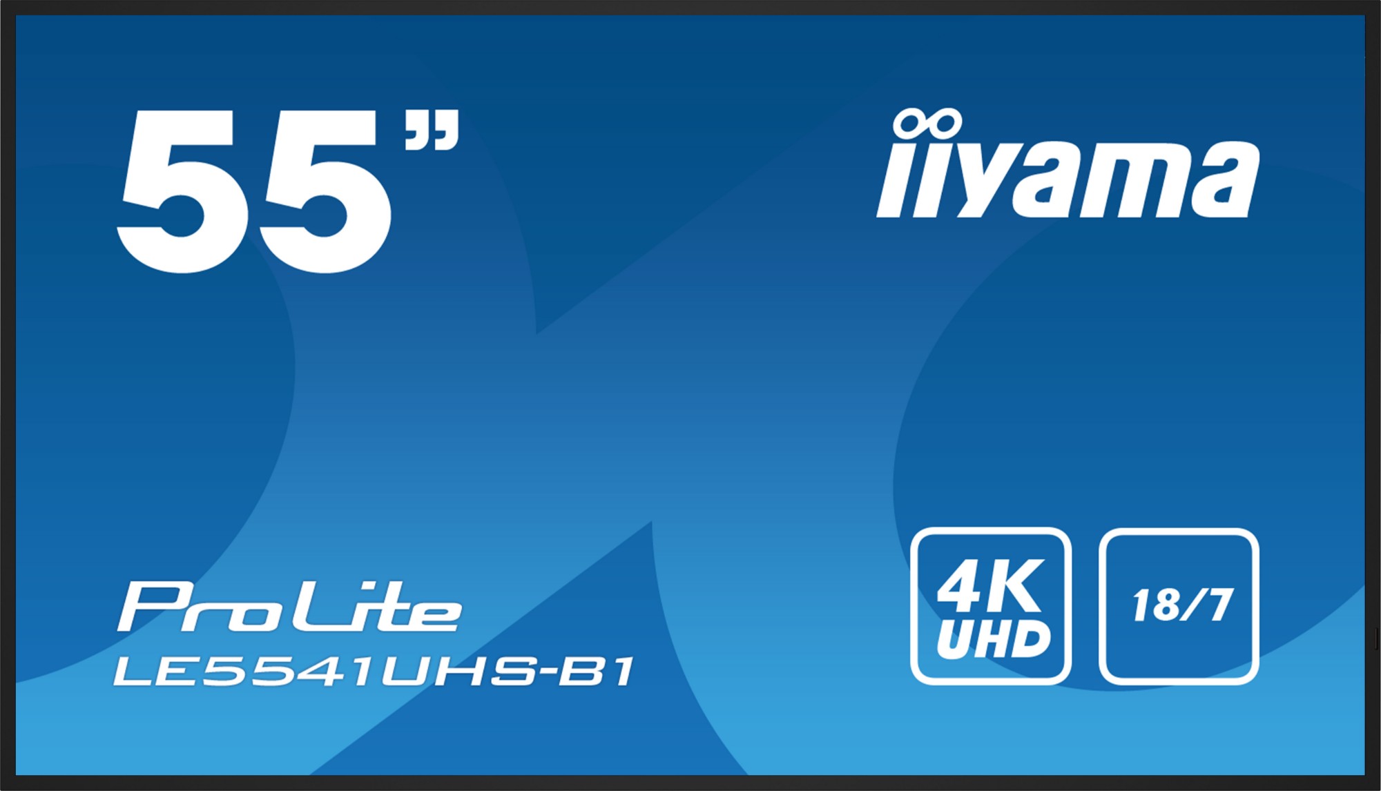 iiyama LE5541UHS-B1 Signage Display Digital signage flat panel 138.7 cm (54.6") LCD 350 cd/m² 4K Ultra HD Black 18/7