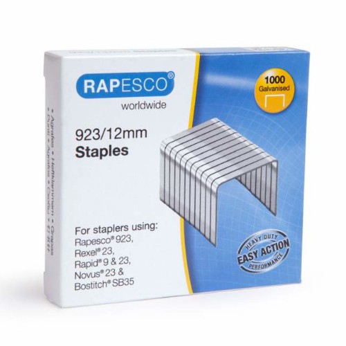 Rapesco 1238 staples Staples pack 1000 staples