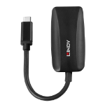 Lindy 43337 video kabel adapter 0,13 m USB Type-C DisplayPort Zwart