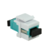 LogiLink Keystone Coupler Fiber SC-Simplex multi-mode, aqua/white