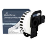 MediaRange MRBDK22210 printeretiket Wit Niet-klevend printerlabel
