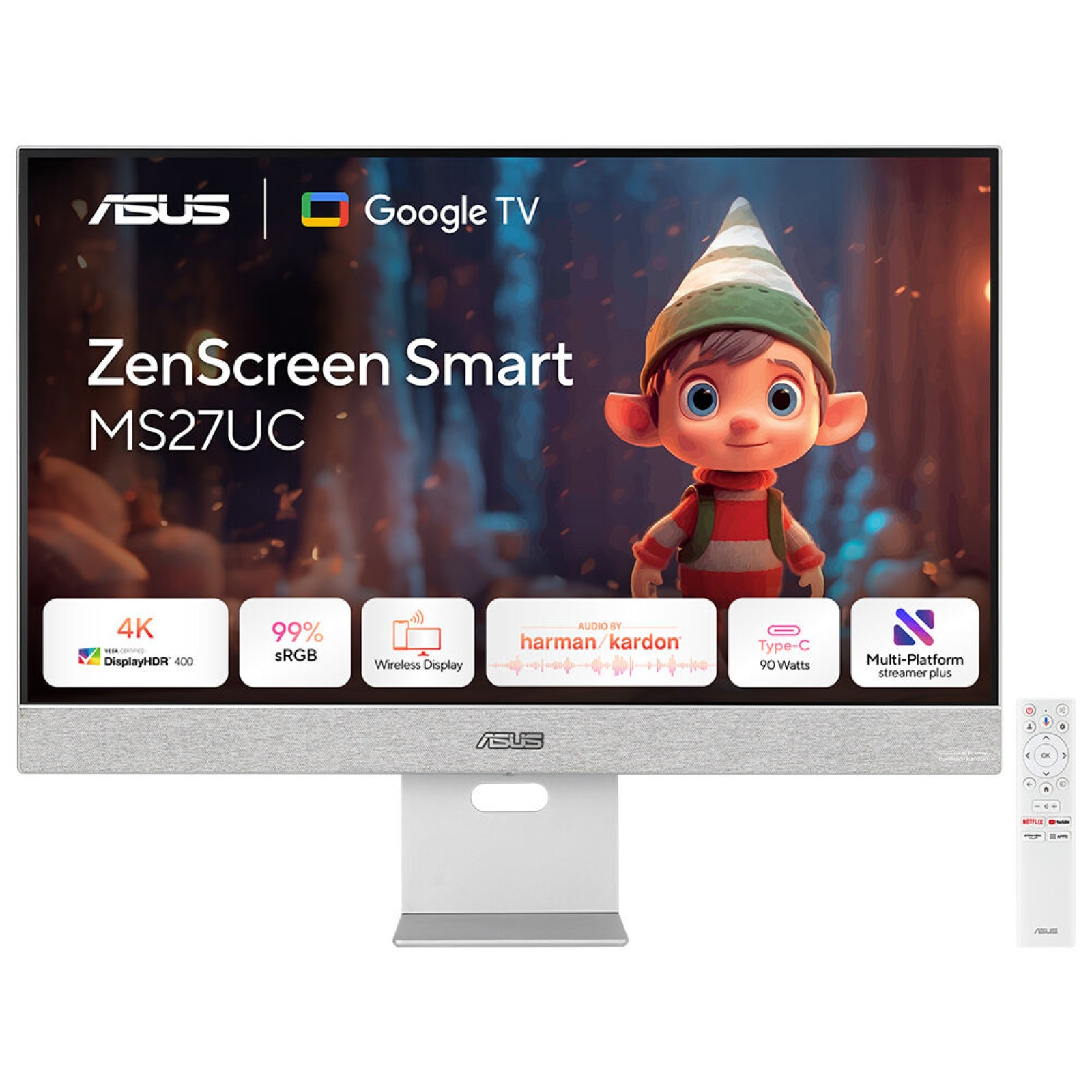 EU Product - ZenScreen MS27UC 68.58cm (16:9) UHD HDMI DP thumbnail