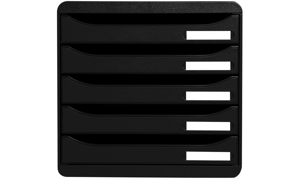 Photos - File Folder / Lever Arch File Exacompta 309714D desk tray/organizer Polystyrene Black 