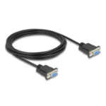 DeLOCK 86825 seriële kabel Zwart 3 m DB-9