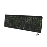 LogiLink Keyboard, Wireless, Windows, 7 color backlight, black