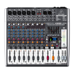 Behringer X1222USB audio mixer 4 channels