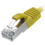 Cablenet CNL 0.25M C6 Yw UTP Ls 30AWG Slim SB