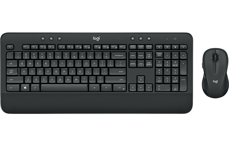Logitech MK545 ADVANCED Wireless and Mouse Combo keyboard Mouse included RF Wireless English Black