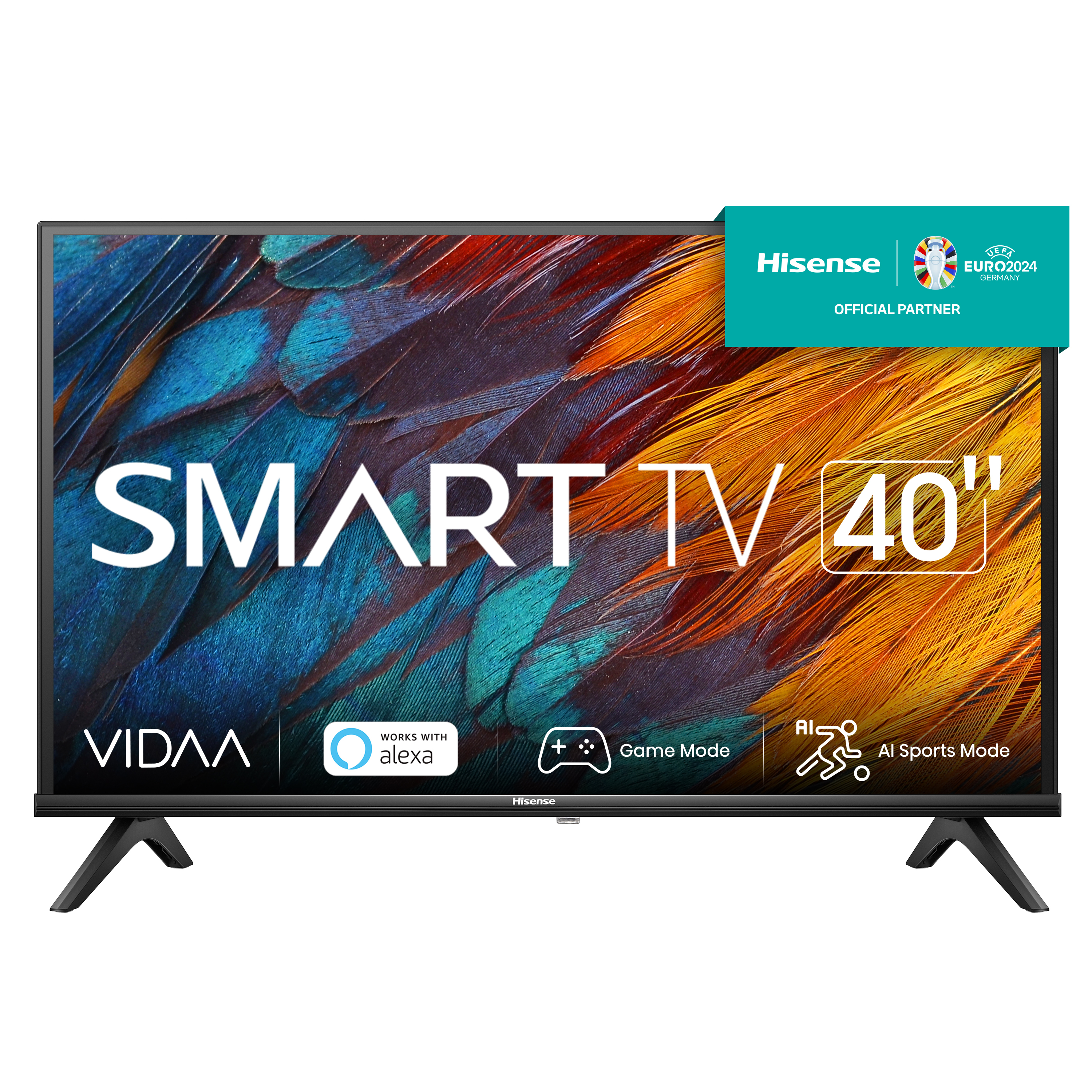 Image of Hisense 40A4K TV 101.6 cm (40") Full HD Smart TV Wi-Fi Black