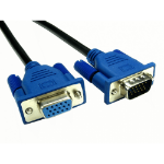 Cables Direct CDEX-LPLZ-23BL VGA cable 3 m VGA (D-Sub) Black, Blue