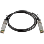 Brocade 10Gbps direct-attached SFP+ 5m coaxial cable Direct Attach Copper 196.9" (5 m) SFP+ Black