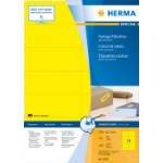 HERMA 4555 self-adhesive label Rectangle Yellow 1400 pc(s)