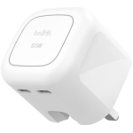 Belkin 50W DUALCHARGER WPPS WHT FOLDINGPINS