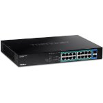 Trendnet TPE-TG182 network switch Gigabit Ethernet (10/100/1000) Power over Ethernet (PoE) 1U Black
