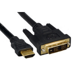 Microconnect HDMI 19 - DVI-D (1m) Black