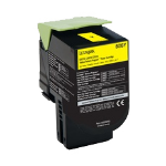 Lexmark 80C80Y0 toner cartridge 1 pc(s) Original Yellow