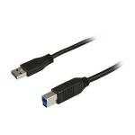 Synergy 21 S215303 USB cable 5 m USB 3.2 Gen 1 (3.1 Gen 1) USB A USB B Black
