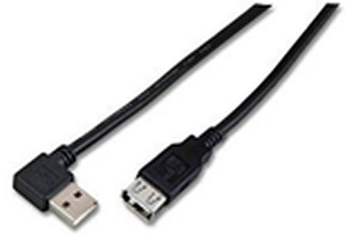 Microconnect 1.8m USB2.0A M-F USB cable USB 2.0 USB A Black