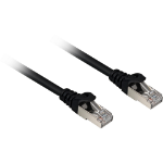 Sharkoon Cat.6a SFTP networking cable Black 0.5 m Cat6a S/FTP (S-STP)