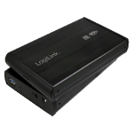 LogiLink UA0107 storage drive enclosure Black 3.5"