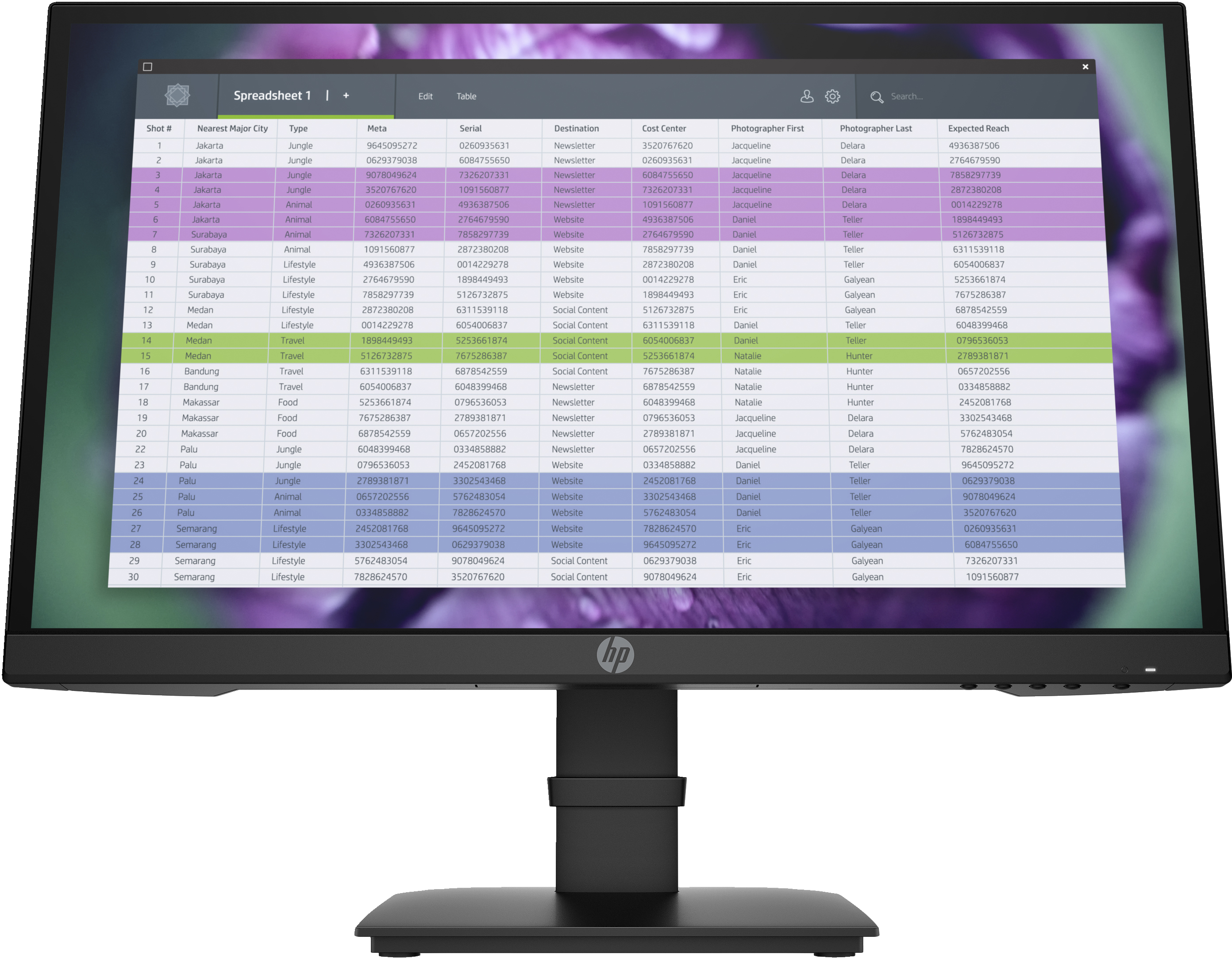 Image of HP P22 G4 computer monitor 54.6 cm (21.5") 1920 x 1080 pixels Full...