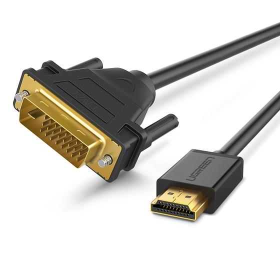 Image of Ugreen 30116 video cable adapter 1 m DVI HDMI Black