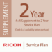 Ricoh 4+4 Supplement to 2 Year Service Plan